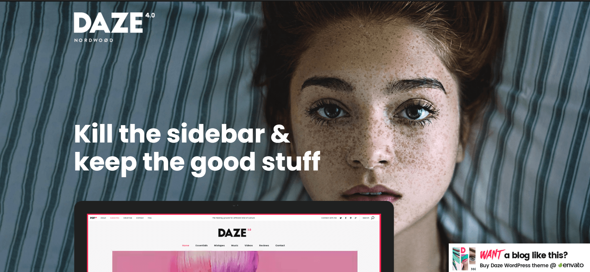  free pinterest style wordpress daze